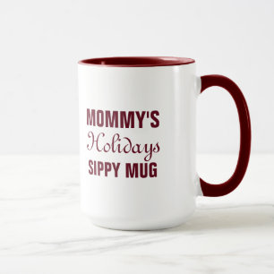 Holiday mug - customisable text
