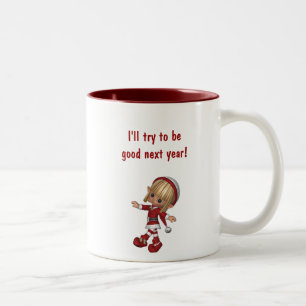Holiday mug customizeable coffee tea mugs