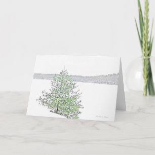 ** Holiday: Nature: Live each Season: Walden Pond Holiday Card