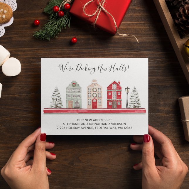 Holiday New Home Moving Announcement (Holiday New Home Moving Announcement)