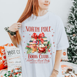 Holiday North Pole Book Club Christmas  T-Shirt