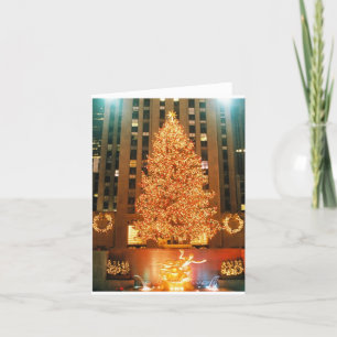 Holiday Note Card Rockefeller Center Tree