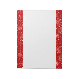 Holiday Notepad-Snowflakes Notepad