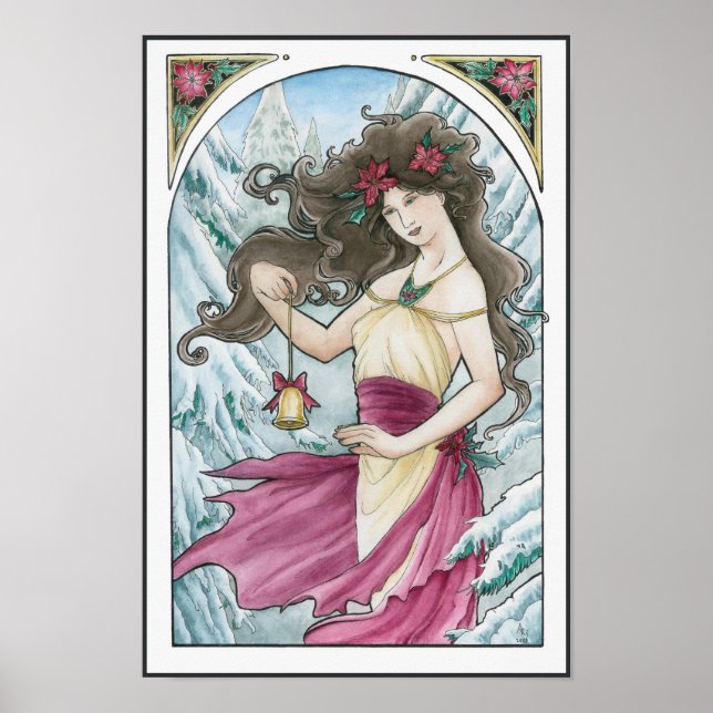 Holiday Nouveau Print (Front)