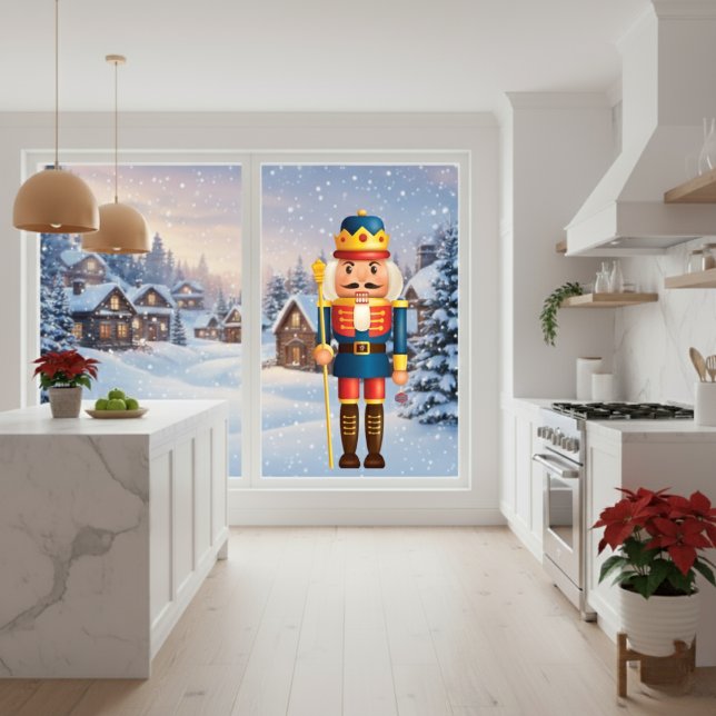 Holiday Nutcracker  (Holiday Nutcracker Window Cling)