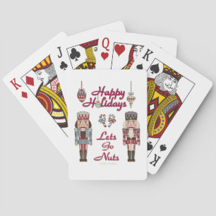 Holiday Nutcracker Lets Go Nuts Playing Cards
