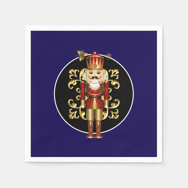 Holiday Nutcracker Napkin (Front)