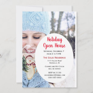 Holiday Open House / Christmas Party Invitation