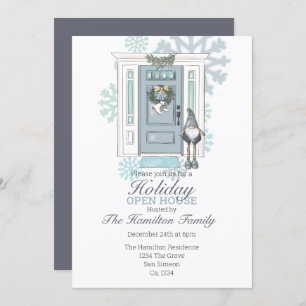 Holiday Open House Christmas Party Invitation