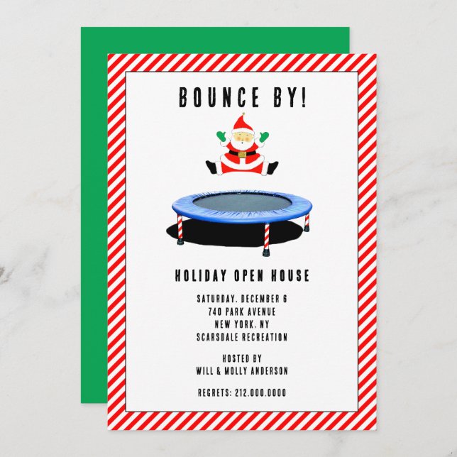 Holiday Open House Invitation (Front/Back)