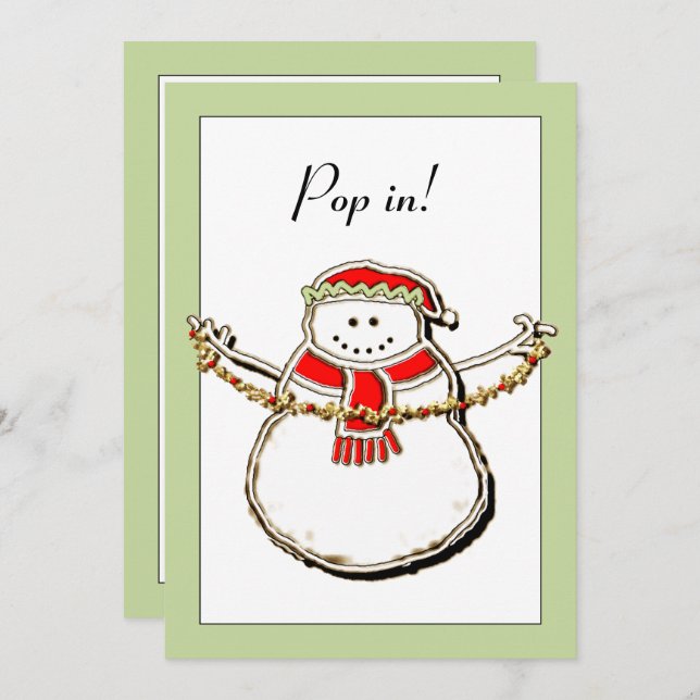 Holiday Open House Invitation (Front/Back)