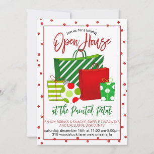 Holiday Open House Invitation