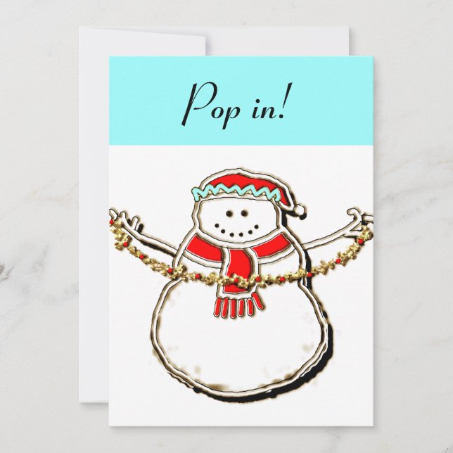 Holiday Open House invitation (Front)