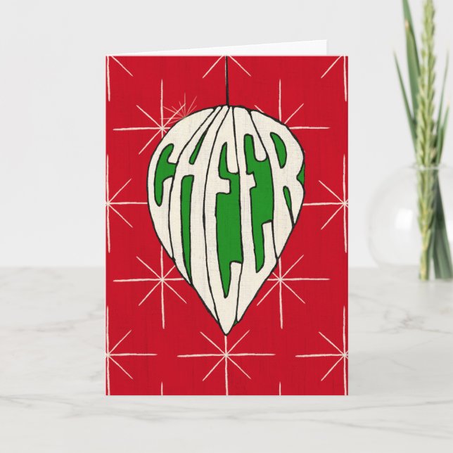 Holiday Ornament Cheer Card (Front)