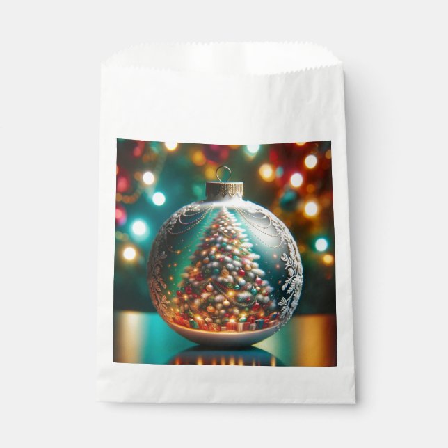 Holiday Ornament  Favour Bag (Front)