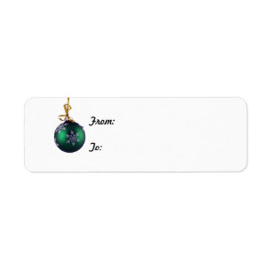 Holiday Ornament Gift Tags
