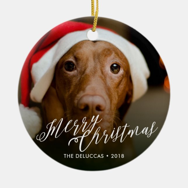 Holiday Ornament *Merry Scriptmas* (Front)