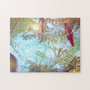 Holiday Ornaments in the Light Jigsaw Puzzle