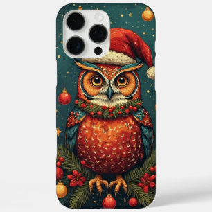 Holiday Owl iPhone 16 Pro Max Case