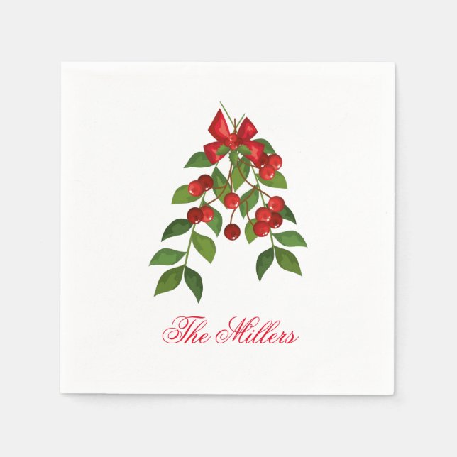 Holiday Paper Napkins (Front)