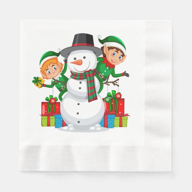 Holiday Paper Napkins (Front)