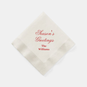 Holiday Paper Napkins