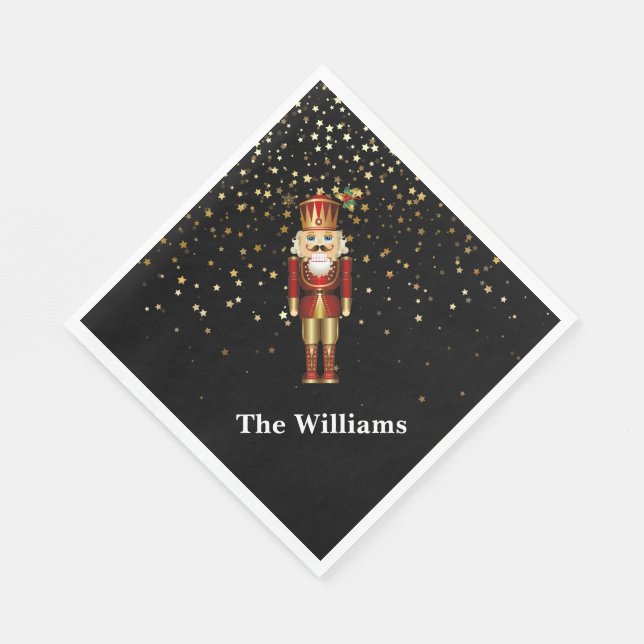 Holiday Paper Napkins-Nutcracker Napkin (Corner)
