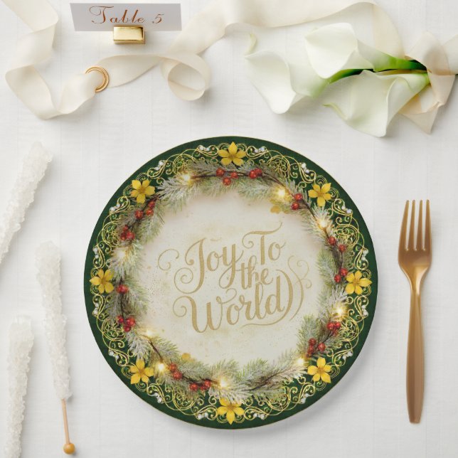 Holiday Paper Plates (Wedding)