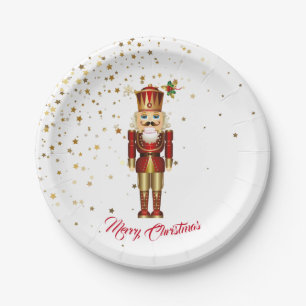 Holiday Paper Plates-Nutcracker Plate