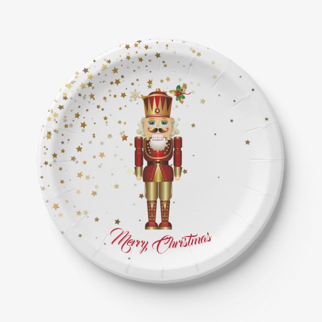 Holiday Paper Plates-Nutcracker Plate (Front)