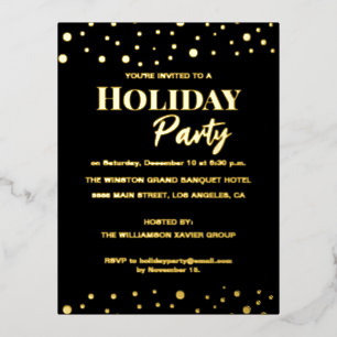 Holiday Party Hosted by Corporate Custom