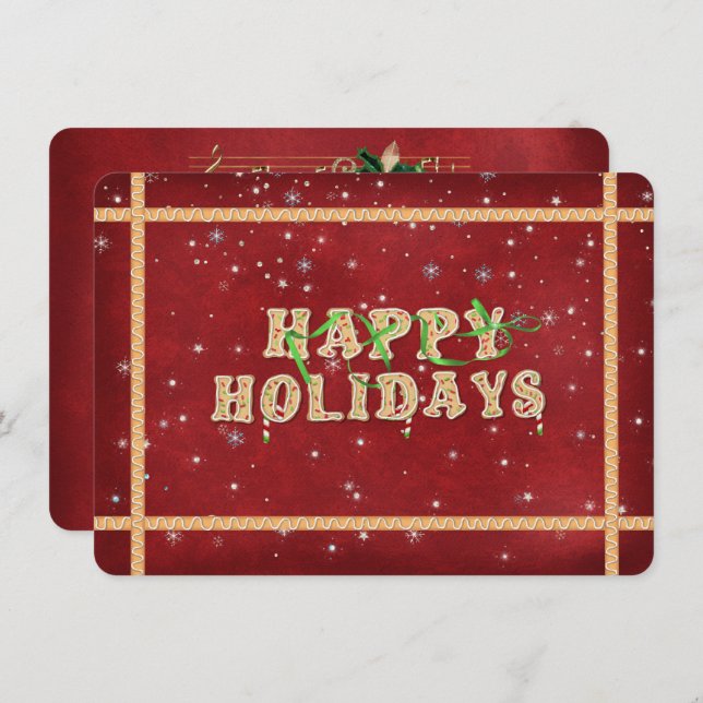 Holiday Party  Invitation (Front/Back)