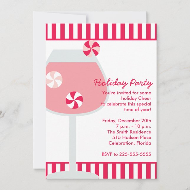 Holiday Party Invitation (Front)