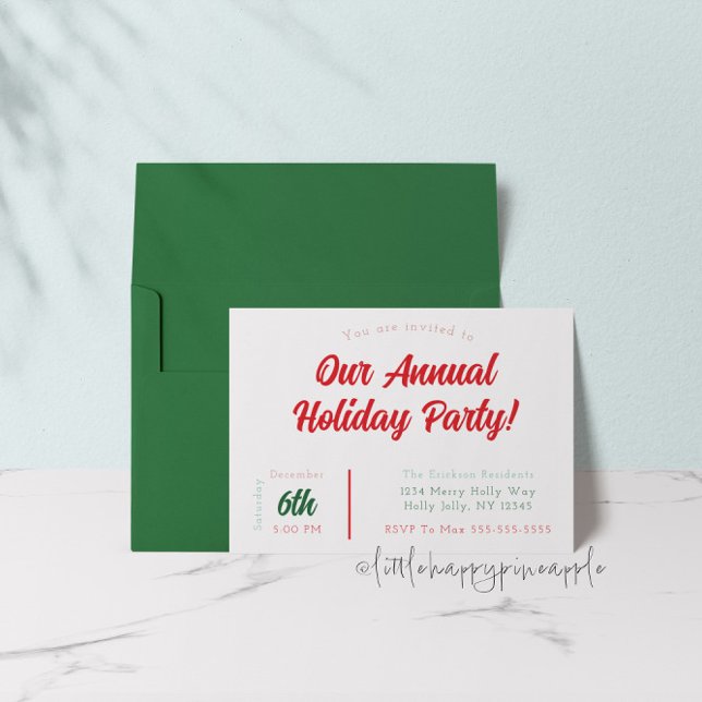 Holiday Party Invitation (Creator Uploaded)