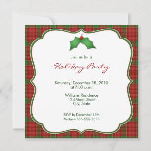Holiday Party Invitations