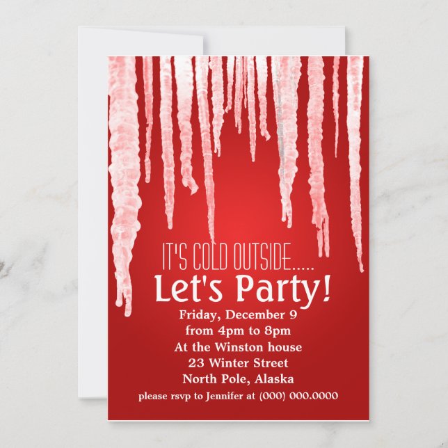Holiday Party Invitations (Front)