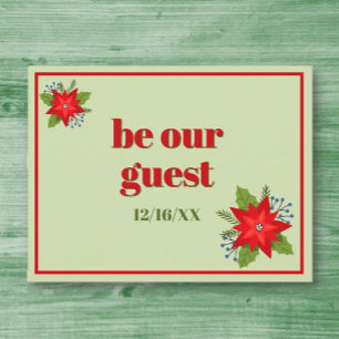 Holiday party invite! Customised Postcard