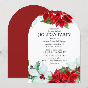 Holiday Party Modern Corporate Christmas Party Invitation