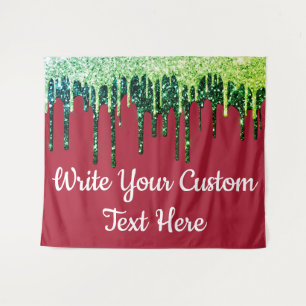 Holiday Party Photo Booth Backdrop Ugly Christmas Tapestry