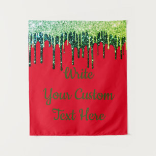 Holiday Party Photobooth Backdrop Christmas Ugly Tapestry