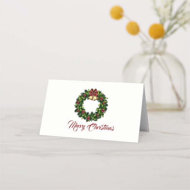 Holiday Party Place Card (Front)