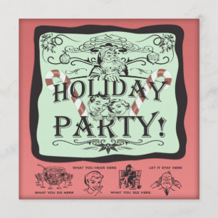 Holiday Party Santa Invitation