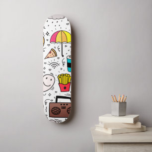 Holiday Pattern Skateboard