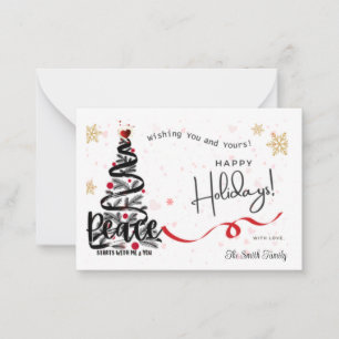 HOLIDAY PEACE CARDS