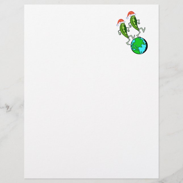 Holiday Peas on Earth (Front)