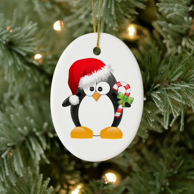 Holiday Penguin Customisable Ornaments (Tree)