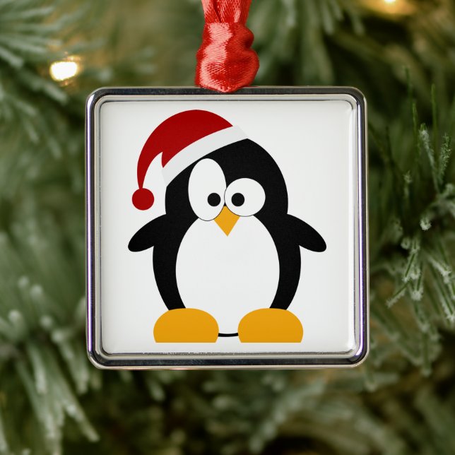 Holiday Penguin Customisable Ornaments (Tree)