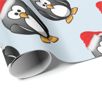 Holiday Penguin Wrapping Paper