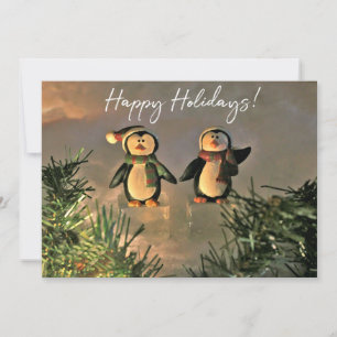 Holiday Penguins Invitation