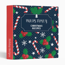 Holiday Personalised Family Christmas Recipe
